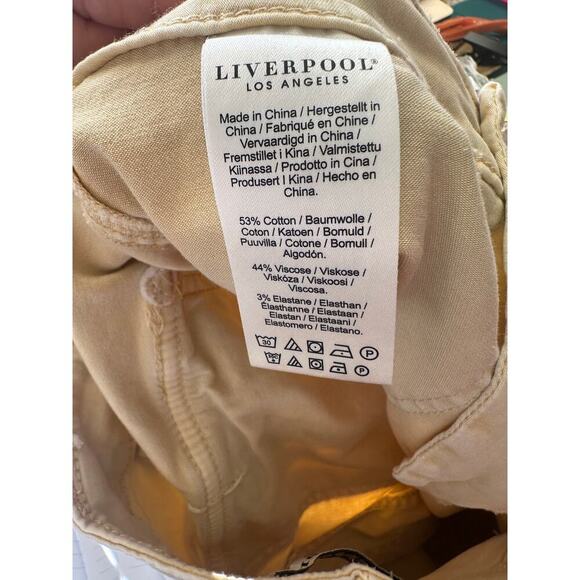 Liverpool Los Angeles Khaki Shorts Women’s Size 8/29 - Picture 4 of 5
